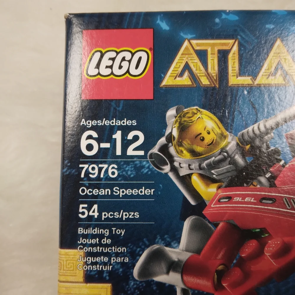 LEGO Atlantis 7976 Ocean Speeder, 54 Pieces, NIB